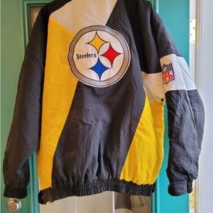 Vintage Pittsburg Steelers half zip jacket